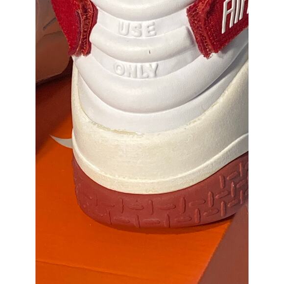 Nike Air Raid Peace White Red 318759-161 US 5.5Y OG 2008 - Picture 7 of 14